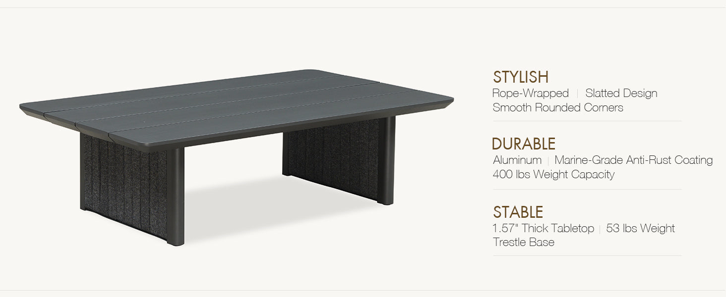 PURPLE LEAF Patio Conversation Set