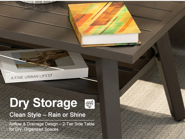 PURPLE LEAF Patio Conversation Set