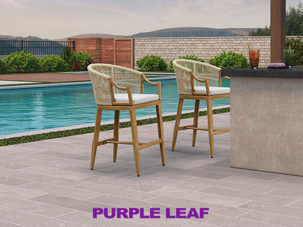 PURPLE LEAF Outdoor Bar Stools