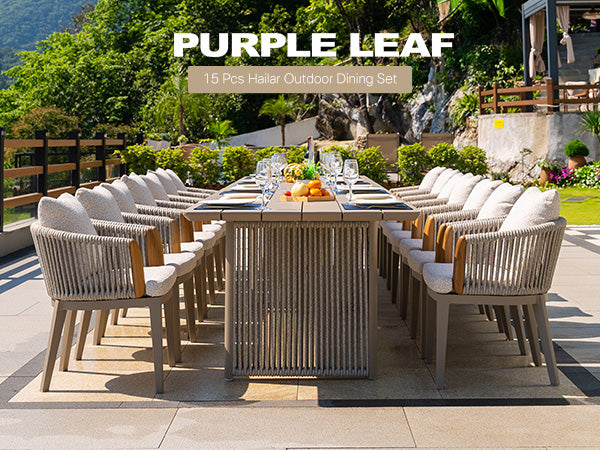 PURPLE LEAF Dining Set