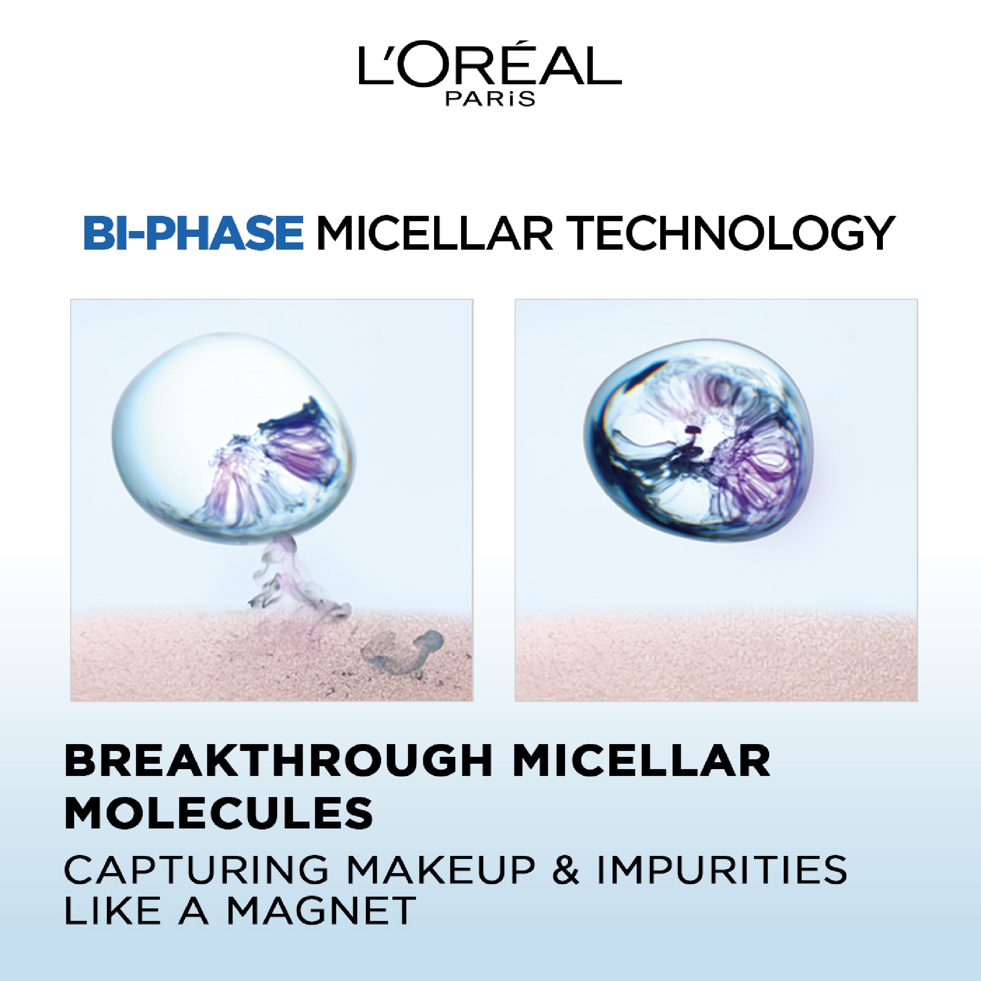 L'Orthtéal Paris 3-in-1 Deep Cleansing Micellar Water for long wear makeup remover