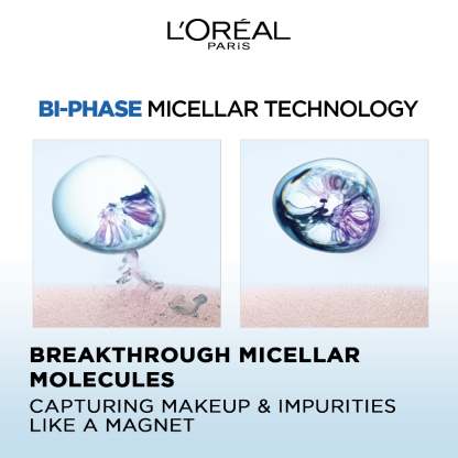 L'Orthtéal Paris 3-in-1 Deep Cleansing Micellar Water for long wear makeup remover