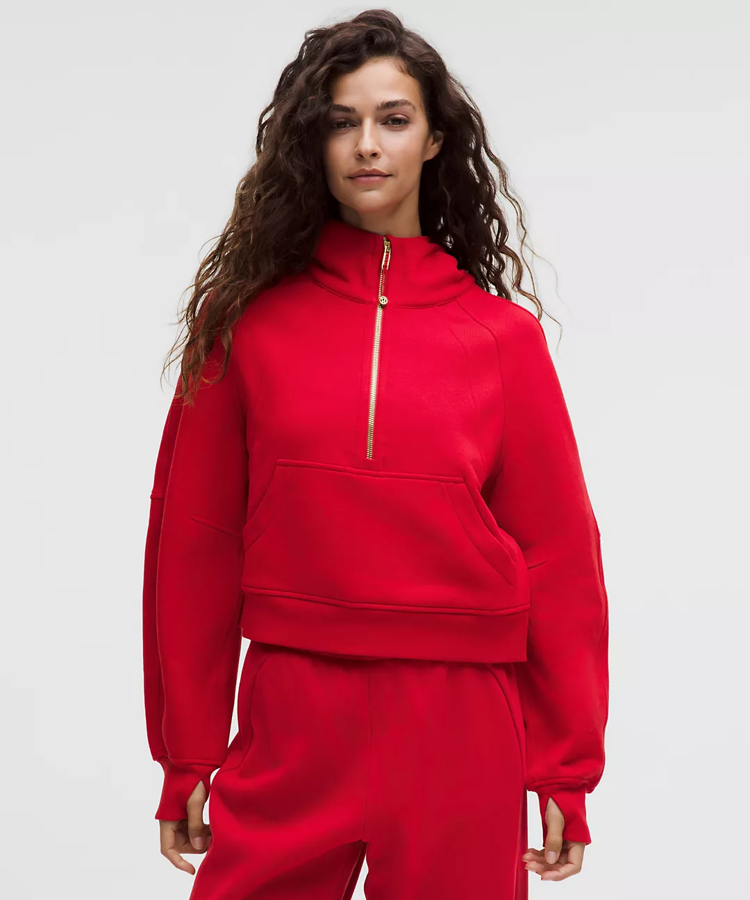 Scuba Oversized Half-Zip Hoodie