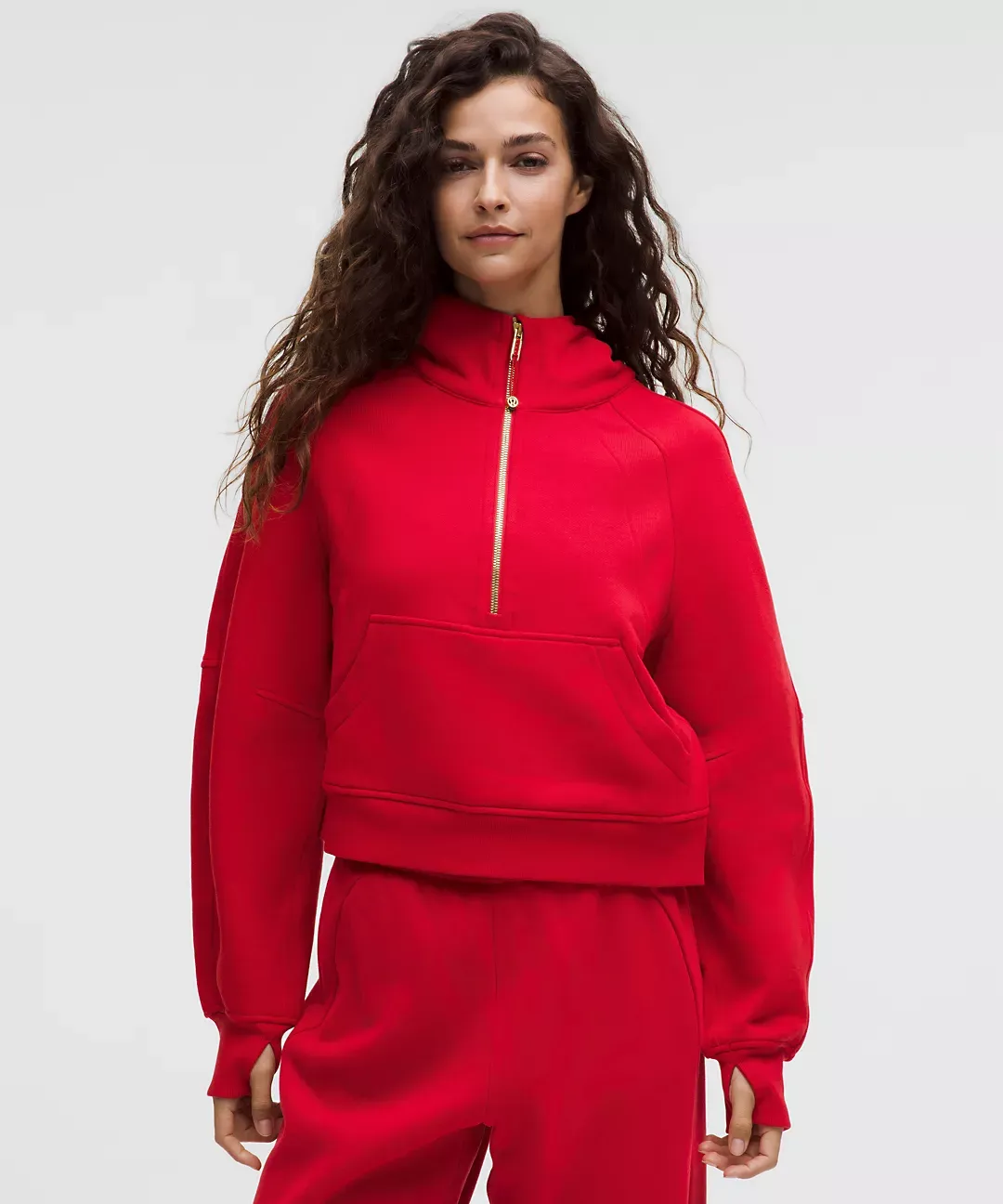 Scuba Oversized Half-Zip Hoodie