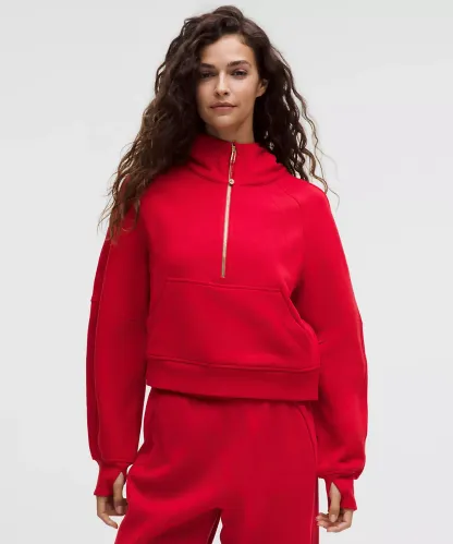 Scuba Oversized Half-Zip Hoodie