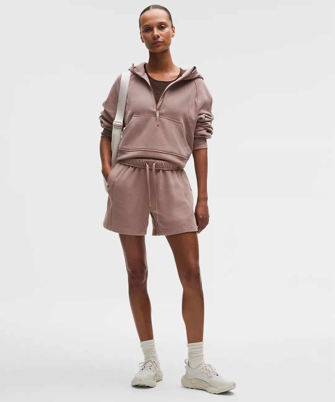 Scuba Oversized Half-Zip Hoodie