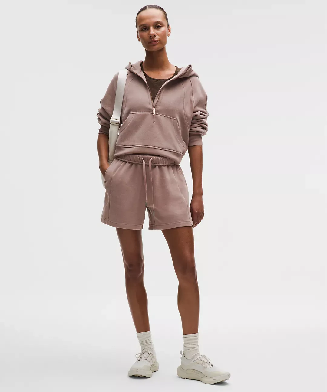 Scuba Oversized Half-Zip Hoodie