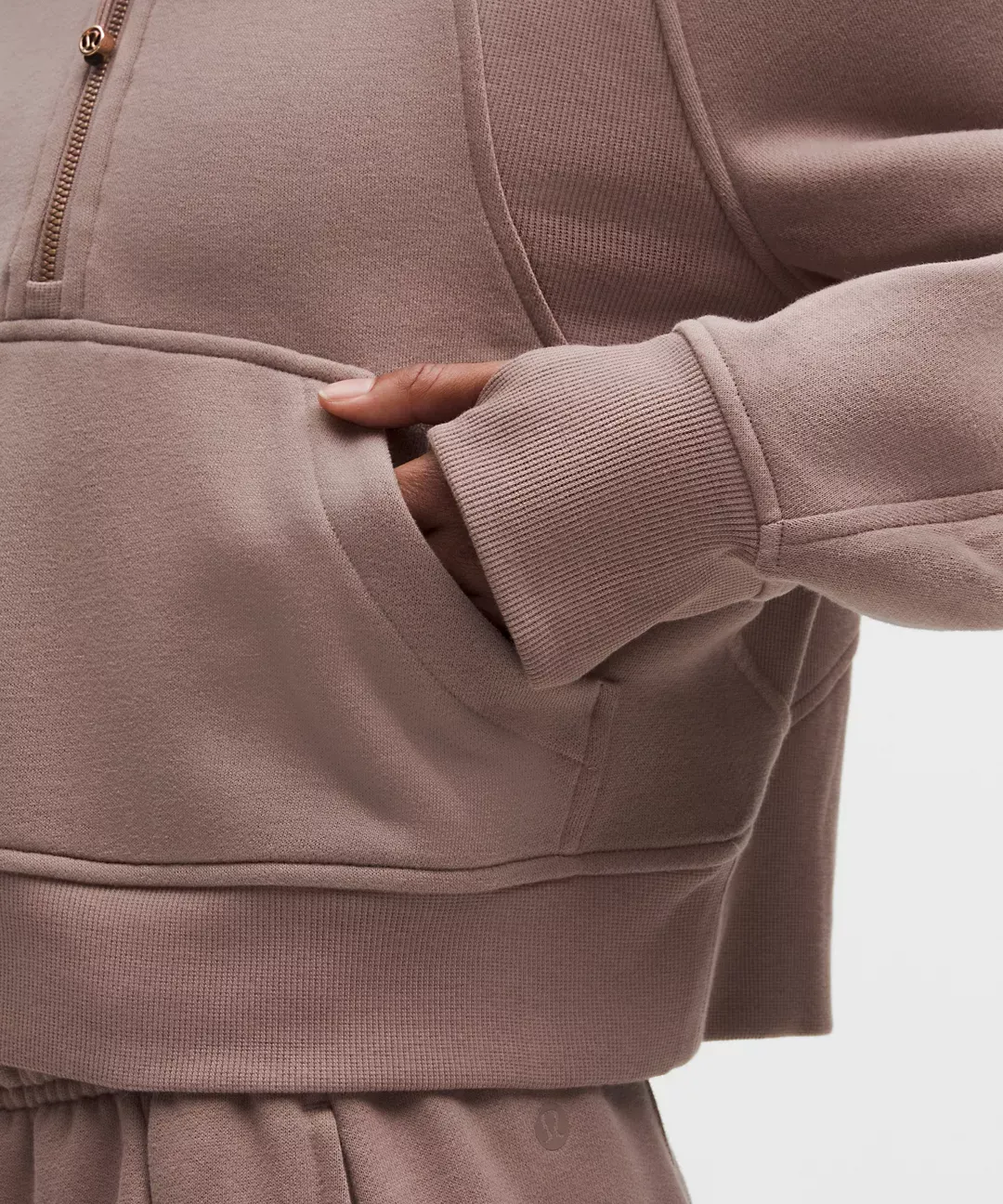 Scuba Oversized Half-Zip Hoodie