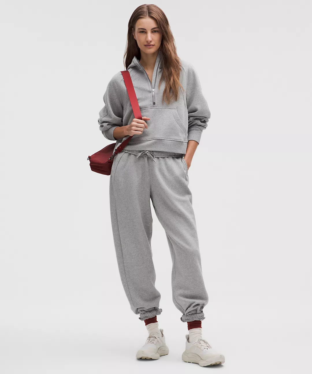 Scuba Oversized Half-Zip Hoodie