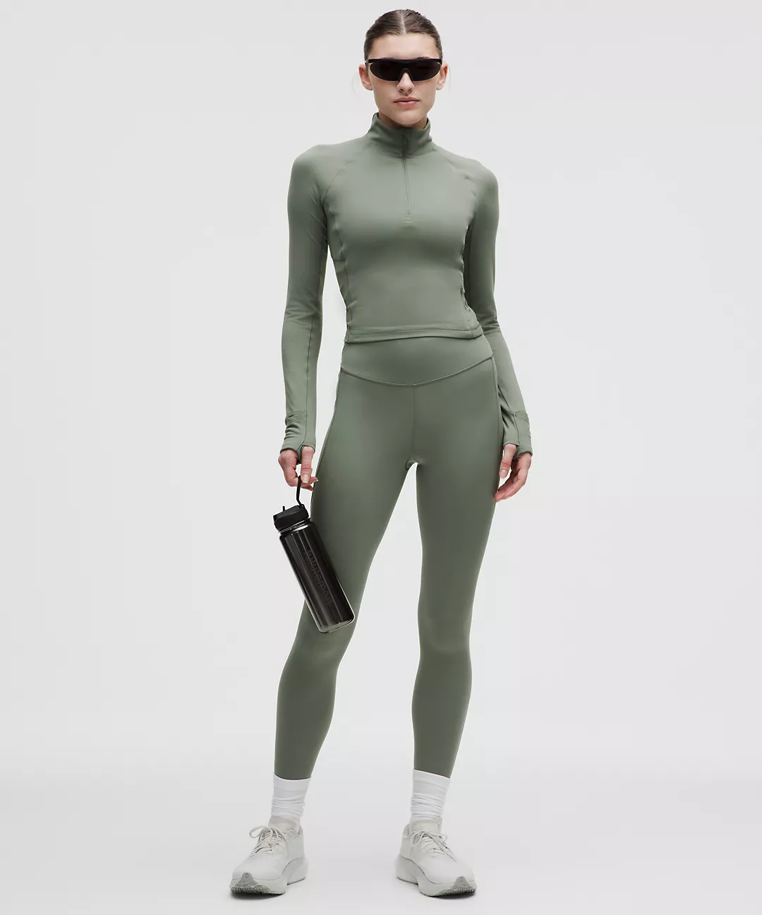 It's Rulu Cropped Half Zip Updated