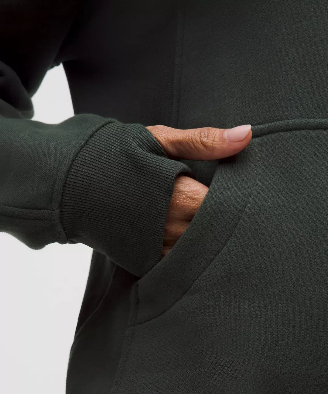 Scuba Oversized Funnel-Neck Half Zip Long