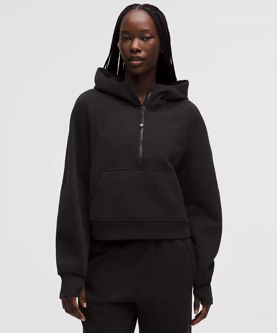 Scuba Oversized Half-Zip Hoodie