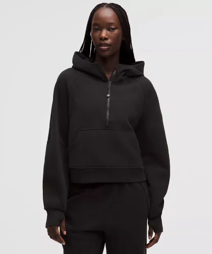 Scuba Oversized Half-Zip Hoodie