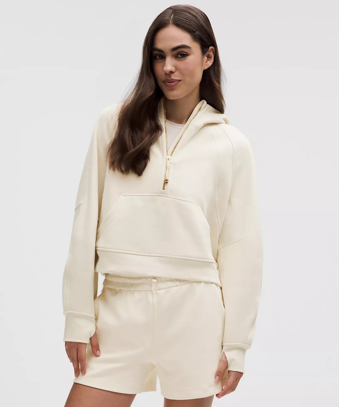 Scuba Oversized Half-Zip Hoodie