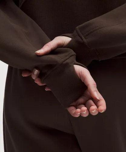 Scuba Oversized Half-Zip Hoodie