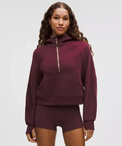Scuba Oversized Half-Zip Hoodie