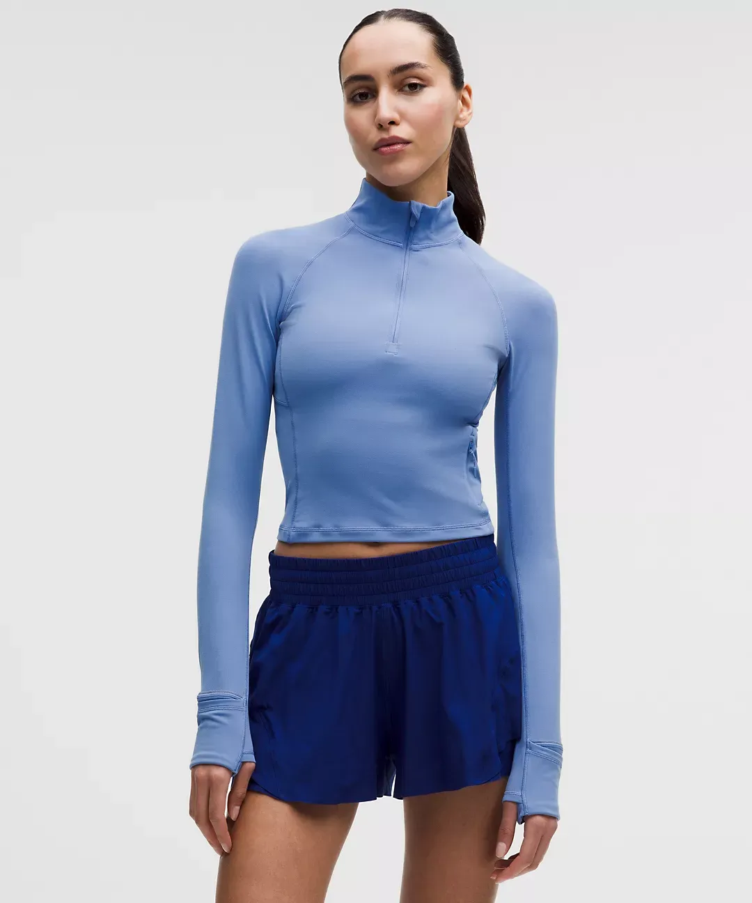 It's Rulu Cropped Half Zip Updated