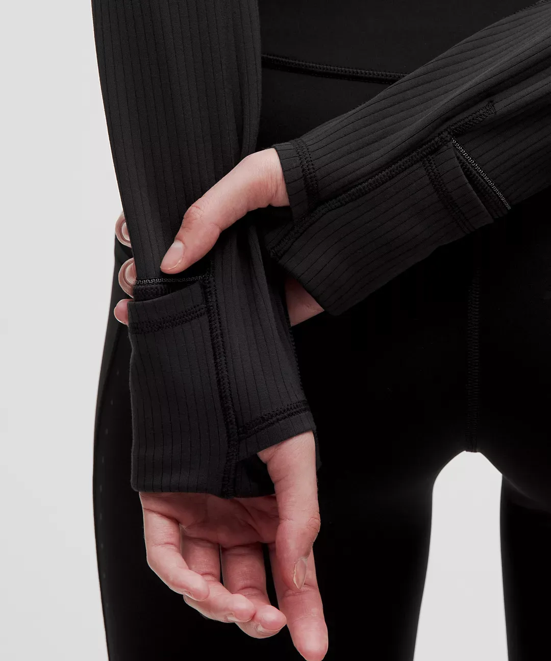 It's Rulu Ribbed Cropped Half Zip Updated