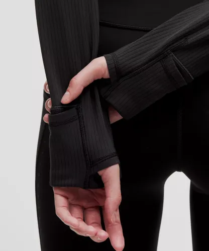 It's Rulu Ribbed Cropped Half Zip Updated