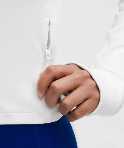 It's Rulu Ribbed Cropped Half Zip Updated