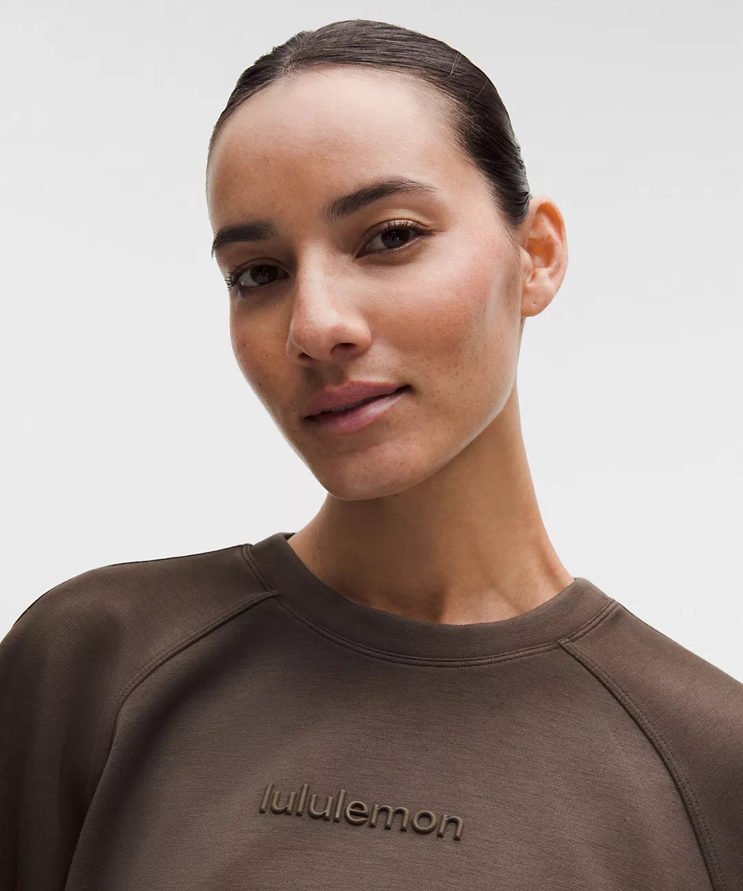 Smooth Spacer Cropped Pullover Wash