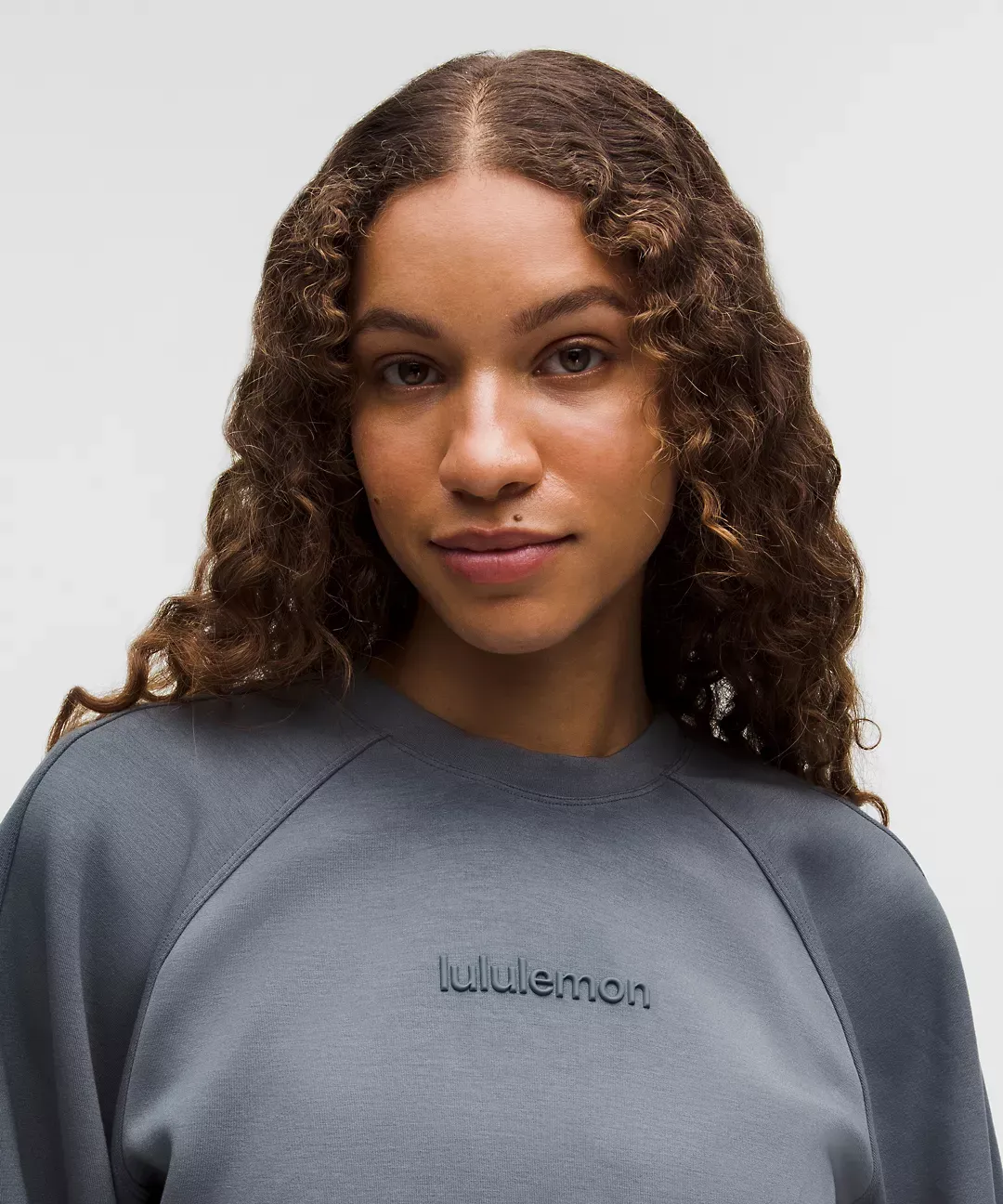 Smooth Spacer Cropped Pullover Wash