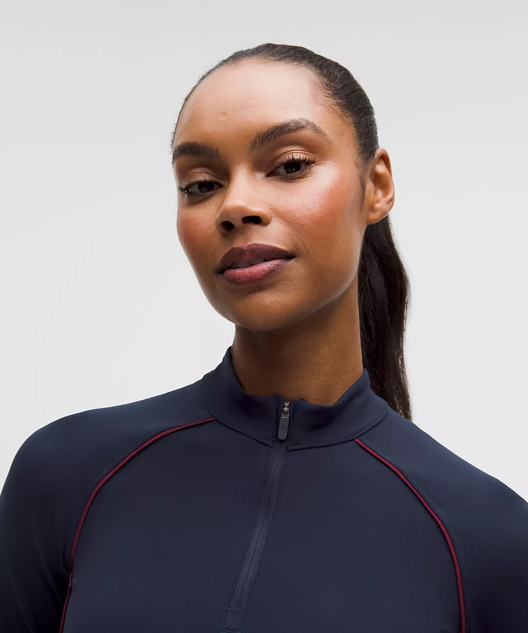 Wunder Train Cropped Long-Sleeve Half Zip