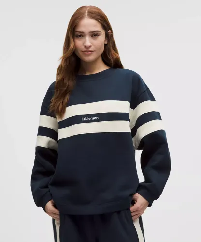 Women's Steady State Oversized Pullover Stripe