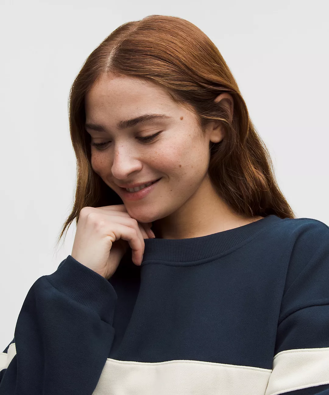 Women's Steady State Oversized Pullover Stripe