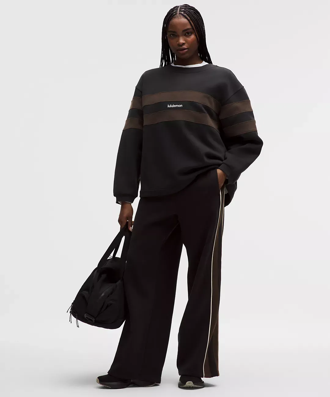 Women's Steady State Oversized Pullover Stripe