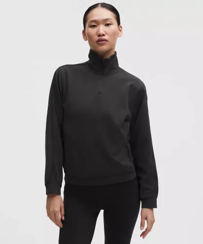 Textured Fleece Half Zip