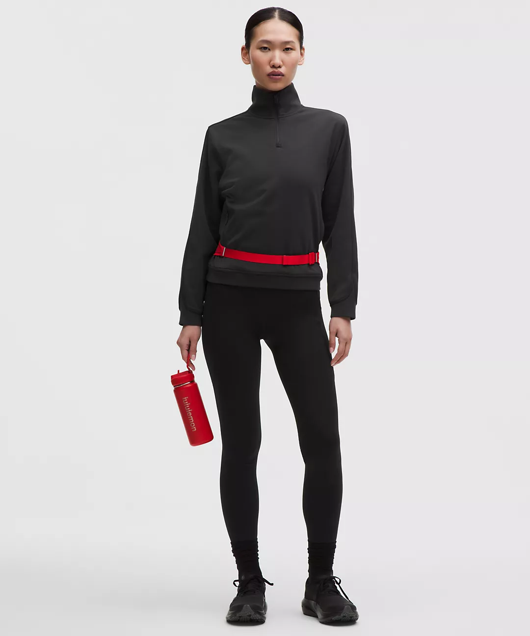 Textured Fleece Half Zip