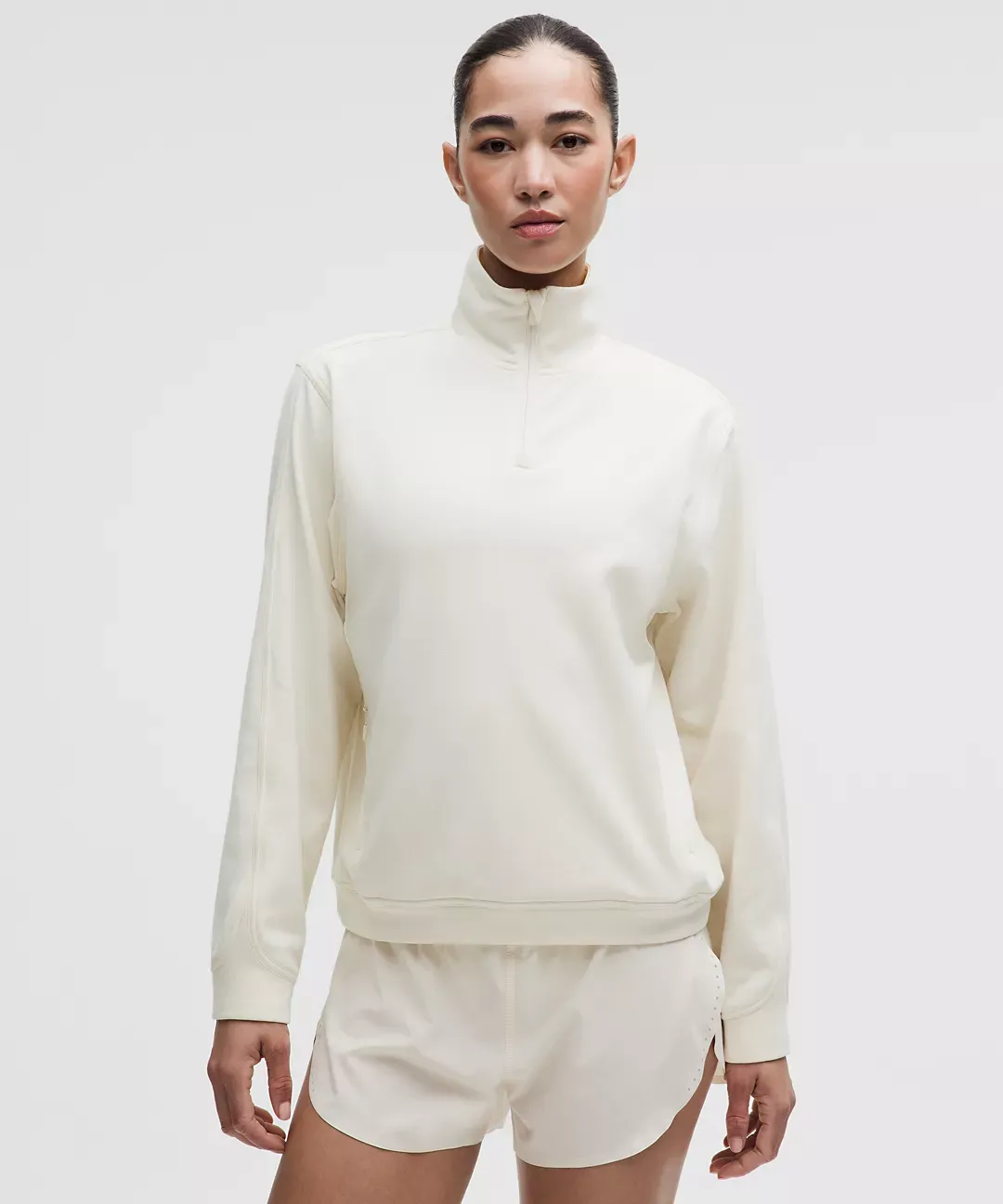 Textured Fleece Half Zip