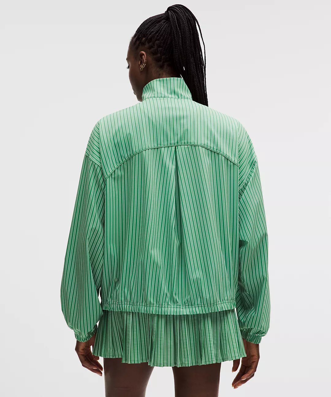 UV-Protective Oversized Tennis Jacket