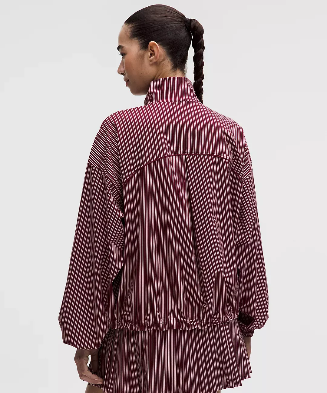 UV-Protective Oversized Tennis Jacket