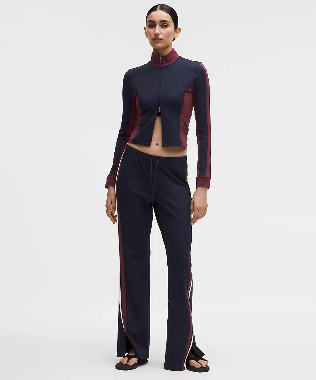 Striped Slim-Fit Track Jacket