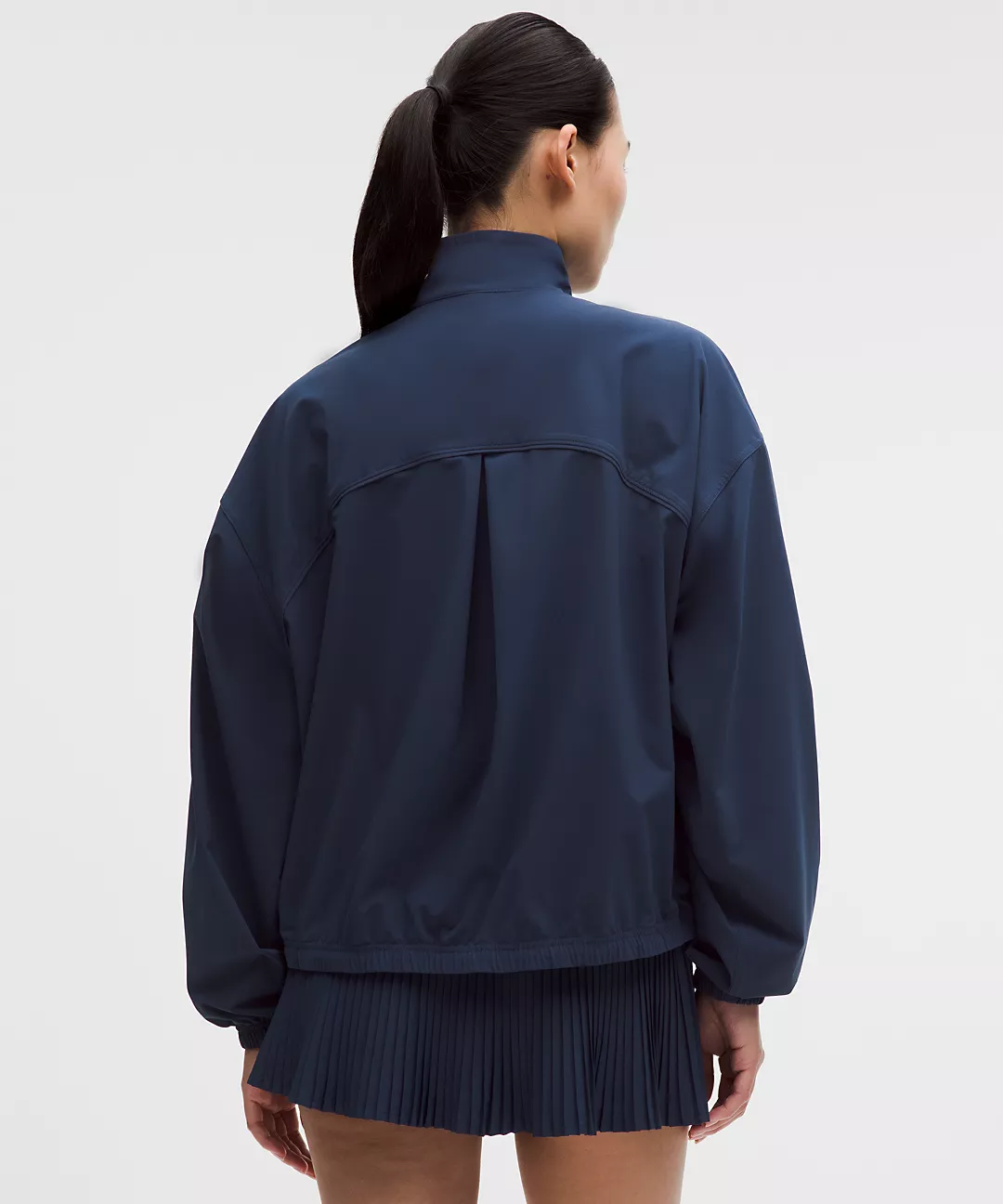 UV-Protective Oversized Tennis Jacket