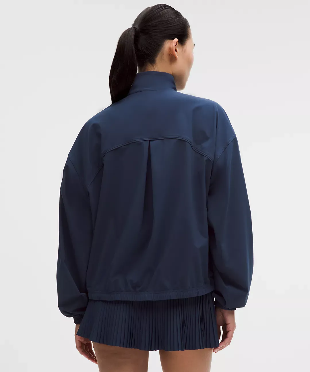 UV-Protective Oversized Tennis Jacket