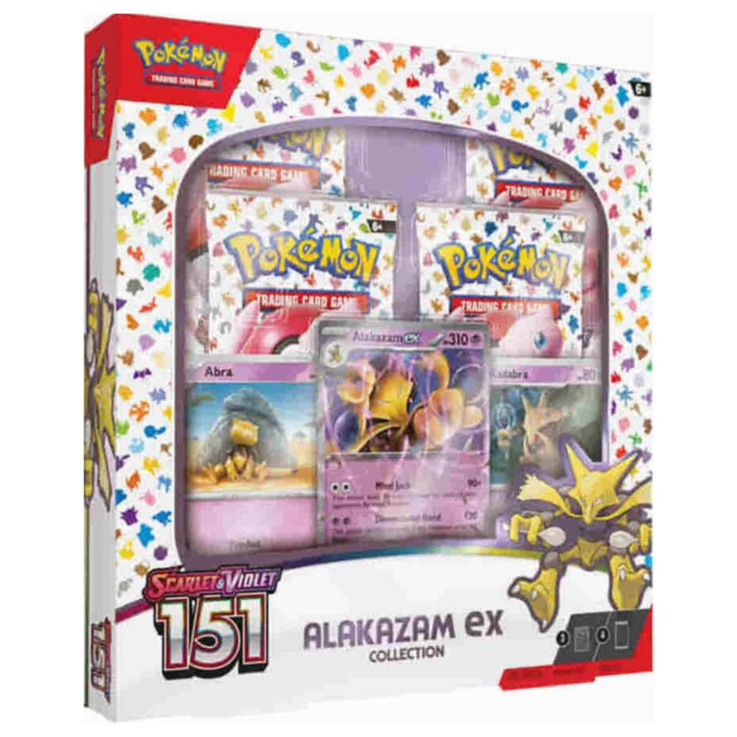 Pokethtmon Scarlet & Violet 151 Alakazam Ex Collection Box