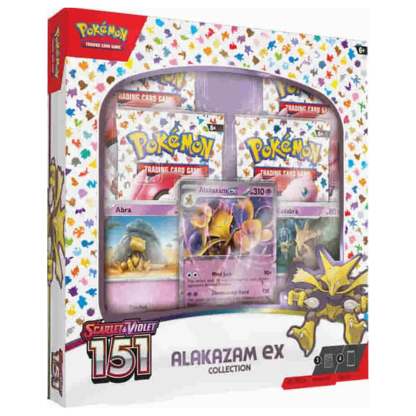 Pokethtmon Scarlet & Violet 151 Alakazam Ex Collection Box