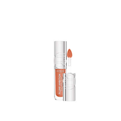 L'Orthtéal Paris Plump Ambition Hyaluron Lip Oil, 24HR Hydration and Volumizing Shine