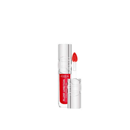 L'Orthtéal Paris Plump Ambition Hyaluron Lip Oil, 24HR Hydration and Volumizing Shine