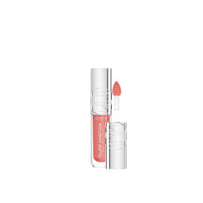 L'Orthtéal Paris Plump Ambition Hyaluron Lip Oil, 24HR Hydration and Volumizing Shine