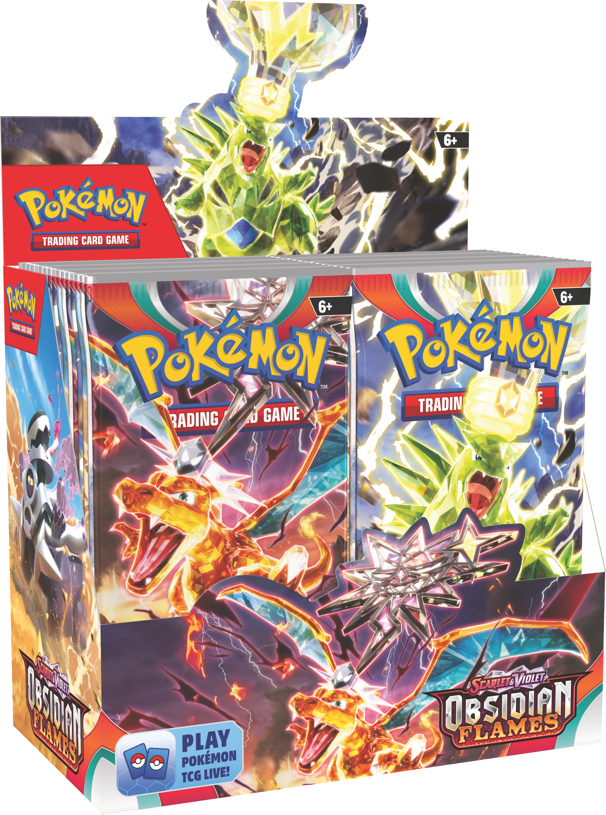 Pthtokemon: Scarlet & Violet - Obsidian Flames Booster Box