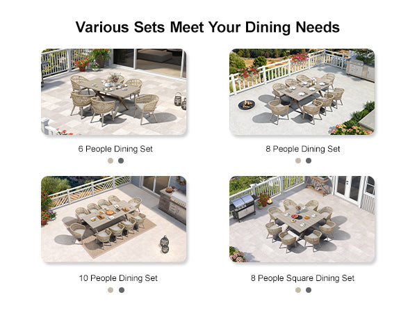 PURPLE LEAF Dining Set