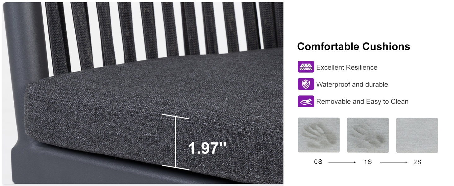 PURPLE LEAF Dining Set