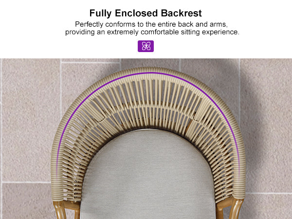 PURPLE LEAF Outdoor Bar Stools