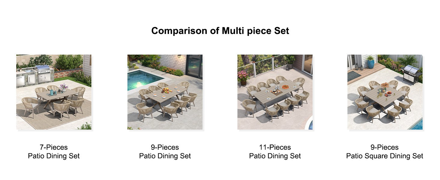 PURPLE LEAF Dining Set