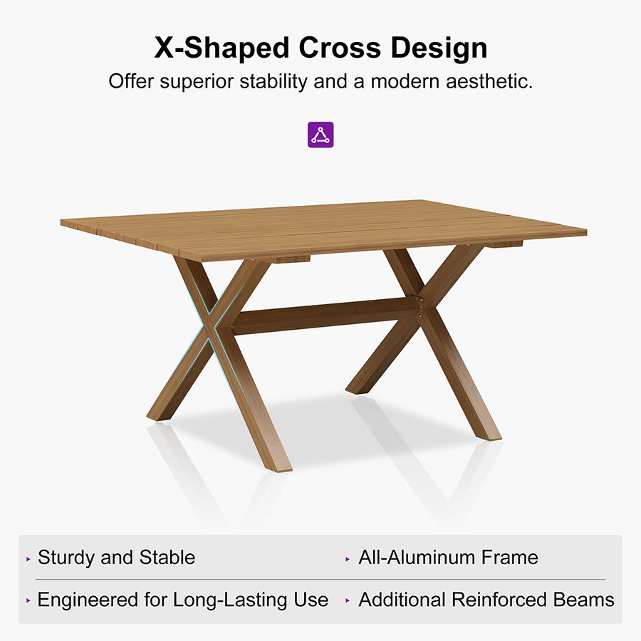 PURPLE LEAF Dining Set