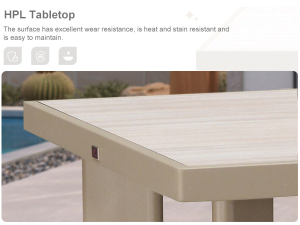 PURPLE LEAF Dining Set